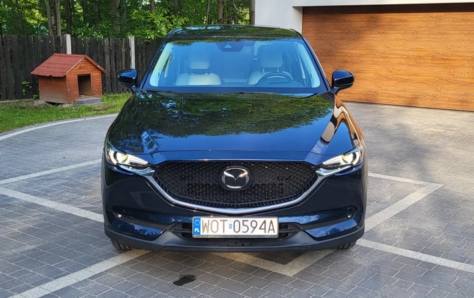 Mazda CX-5 cena 99500 przebieg: 74100, rok produkcji 2018 z Karczew małe 781